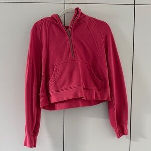 lululemon athletica Fuchsia Half-Zip Hoodie